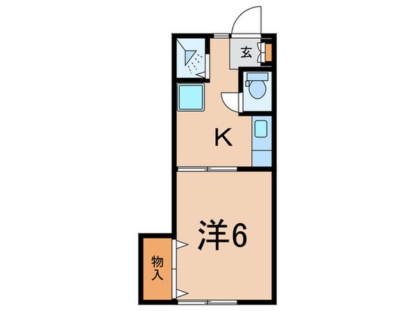 コ－ポ立山Ｂの物件間取画像